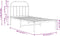 vidaXL-Bedframe-met-hoofdbord-metaal-wit-80x200-cm