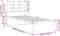 vidaXL - Bedframe - met - hoofdbord - metaal - wit - 80x200 - cm