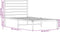 vidaXL - Bedframe - met - hoofdbord - metaal - wit - 80x200 - cm