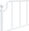 vidaXL - Bedframe - met - hoofdbord - metaal - wit - 80x200 - cm