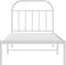vidaXL-Bedframe-met-hoofdbord-metaal-wit-80x200-cm