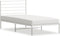 vidaXL - Bedframe - met - hoofdbord - metaal - wit - 90x190 - cm