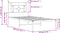 vidaXL - Bedframe - met - hoofdbord - metaal - wit - 90x190 - cm