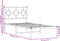 vidaXL - Bedframe - met - hoofdbord - metaal - wit - 90x190 - cm