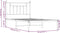 vidaXL - Bedframe - met - hoofdbord - metaal - wit - 90x190 - cm