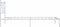 vidaXL - Bedframe - met - hoofdbord - metaal - wit - 90x190 - cm