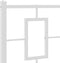 vidaXL - Bedframe - met - hoofdbord - metaal - wit - 90x190 - cm