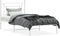 vidaXL - Bedframe - met - hoofdbord - metaal - wit - 90x190 - cm