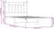 vidaXL - Bedframe - met - hoofdbord - metaal - wit - 90x200 - cm