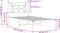 vidaXL - Bedframe - met - hoofdbord - metaal - wit - 90x200 - cm