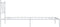 vidaXL - Bedframe - met - hoofdbord - metaal - wit - 90x200 - cm
