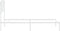 vidaXL - Bedframe - met - hoofdbord - metaal - wit - 90x200 - cm