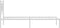 vidaXL - Bedframe - met - hoofdbord - metaal - wit - 90x200 - cm