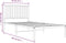 vidaXL - Bedframe - met - hoofdbord - metaal - wit - 90x200 - cm