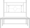 vidaXL - Bedframe - met - hoofdbord - metaal - wit - 90x200 - cm