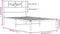 vidaXL - Bedframe - met - hoofdbord - metaal - zwart - 100x190 - cm