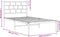 vidaXL - Bedframe - met - hoofdbord - metaal - zwart - 100x190 - cm