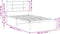 vidaXL - Bedframe - met - hoofdbord - metaal - zwart - 100x190 - cm