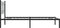 vidaXL - Bedframe - met - hoofdbord - metaal - zwart - 100x190 - cm