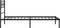 vidaXL - Bedframe - met - hoofdbord - metaal - zwart - 100x190 - cm