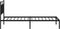 vidaXL - Bedframe - met - hoofdbord - metaal - zwart - 100x190 - cm