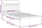 vidaXL - Bedframe - met - hoofdbord - metaal - zwart - 100x200 - cm