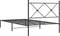vidaXL-Bedframe-met-hoofdbord-metaal-zwart-100x200-cm