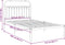 vidaXL - Bedframe - met - hoofdbord - metaal - zwart - 107x203 - cm