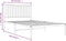 vidaXL - Bedframe - met - hoofdbord - metaal - zwart - 107x203 - cm