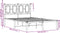 vidaXL - Bedframe - met - hoofdbord - metaal - zwart - 120x190 - cm