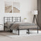 vidaXL-Bedframe-met-hoofdbord-metaal-zwart-120x190-cm