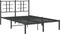 vidaXL-Bedframe-met-hoofdbord-metaal-zwart-120x190-cm