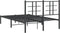 vidaXL-Bedframe-met-hoofdbord-metaal-zwart-120x190-cm