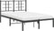 vidaXL-Bedframe-met-hoofdbord-metaal-zwart-120x190-cm