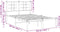 vidaXL - Bedframe - met - hoofdbord - metaal - zwart - 120x200 - cm