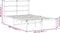 vidaXL - Bedframe - met - hoofdbord - metaal - zwart - 120x200 - cm