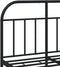 vidaXL - Bedframe - met - hoofdbord - metaal - zwart - 120x200 - cm