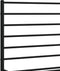 vidaXL - Bedframe - met - hoofdbord - metaal - zwart - 120x200 - cm