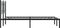 vidaXL - Bedframe - met - hoofdbord - metaal - zwart - 120x200 - cm