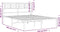 vidaXL - Bedframe - met - hoofdbord - metaal - zwart - 135x190 - cm