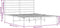 vidaXL - Bedframe - met - hoofdbord - metaal - zwart - 140x190 - cm