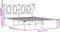 vidaXL - Bedframe - met - hoofdbord - metaal - zwart - 140x190 - cm