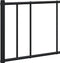 vidaXL - Bedframe - met - hoofdbord - metaal - zwart - 140x200 - cm