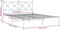 vidaXL - Bedframe - met - hoofdbord - metaal - zwart - 150x200 - cm