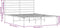 vidaXL - Bedframe - met - hoofdbord - metaal - zwart - 150x200 - cm