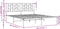 vidaXL - Bedframe - met - hoofdbord - metaal - zwart - 160x200 - cm