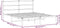 vidaXL - Bedframe - met - hoofdbord - metaal - zwart - 160x200 - cm