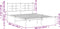vidaXL - Bedframe - met - hoofdbord - metaal - zwart - 160x200 - cm