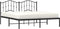 vidaXL - Bedframe - met - hoofdbord - metaal - zwart - 160x200 - cm