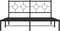 vidaXL - Bedframe - met - hoofdbord - metaal - zwart - 160x200 - cm
